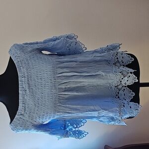 NWT rue21 baby blue top size L